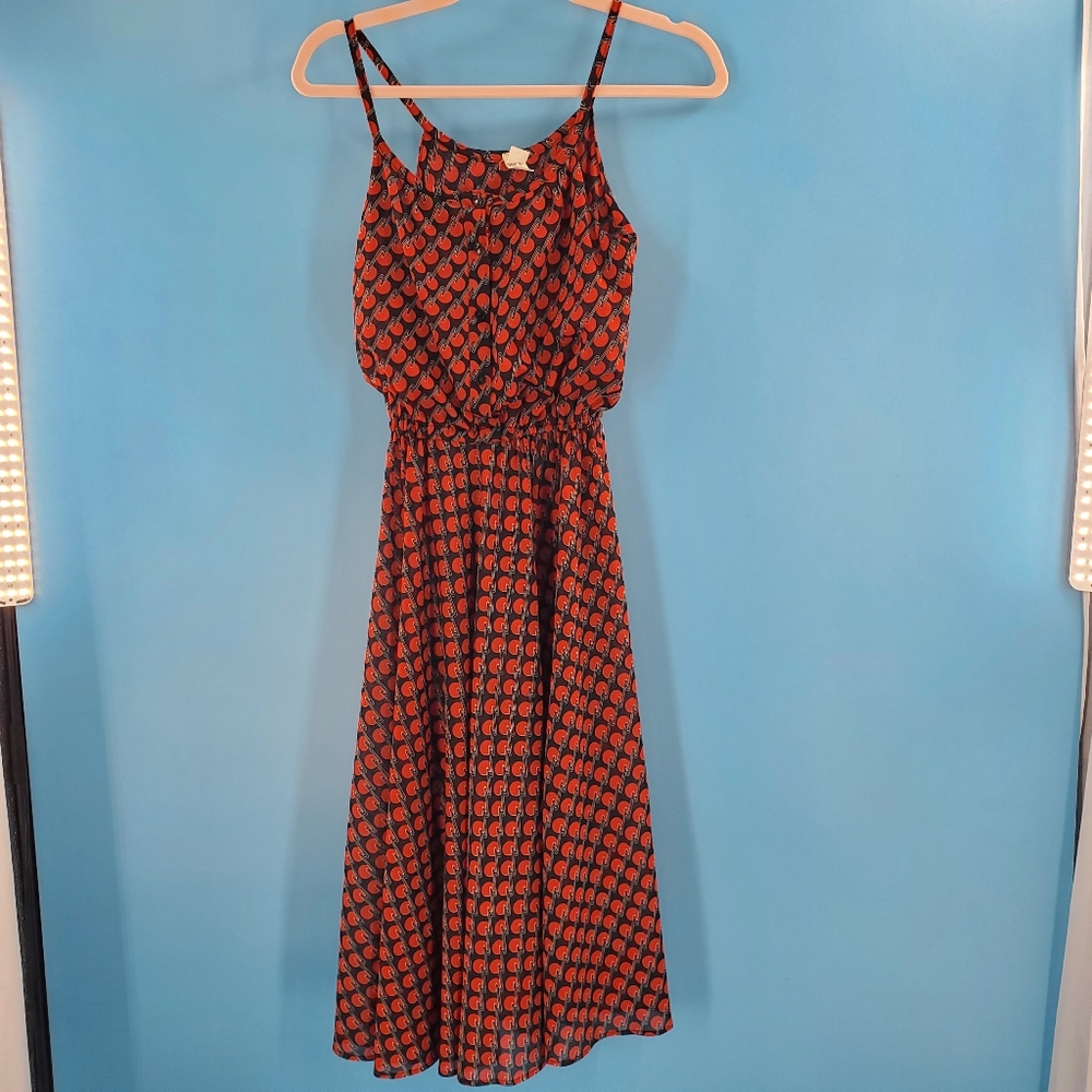 Vintage Red and Black Midi Dress - Picture 14 of 14